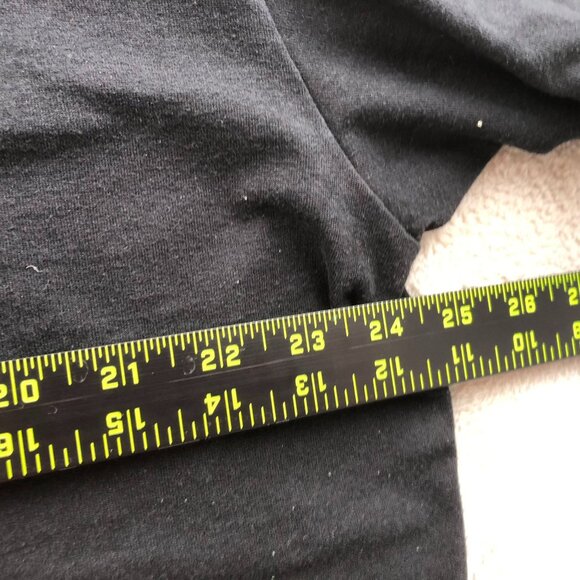 Blue Ice Men T-Shirt Size 3XL V-Neck Basic Neutral Short Sleeve Casual Top Black - Picture 5 of 7